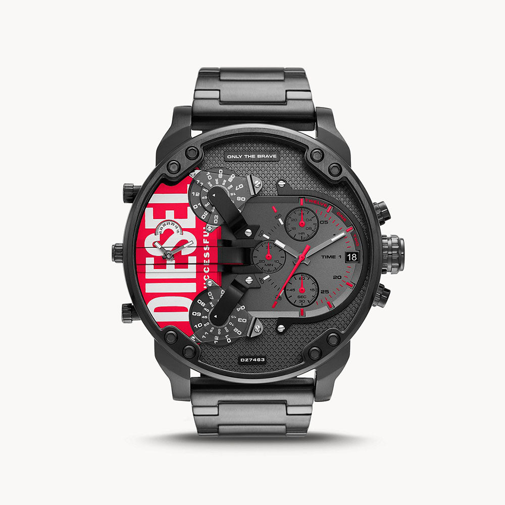 Diesel Mr. Daddy 2.0 Chronograph Black-Tone Stainless Steel Watch
