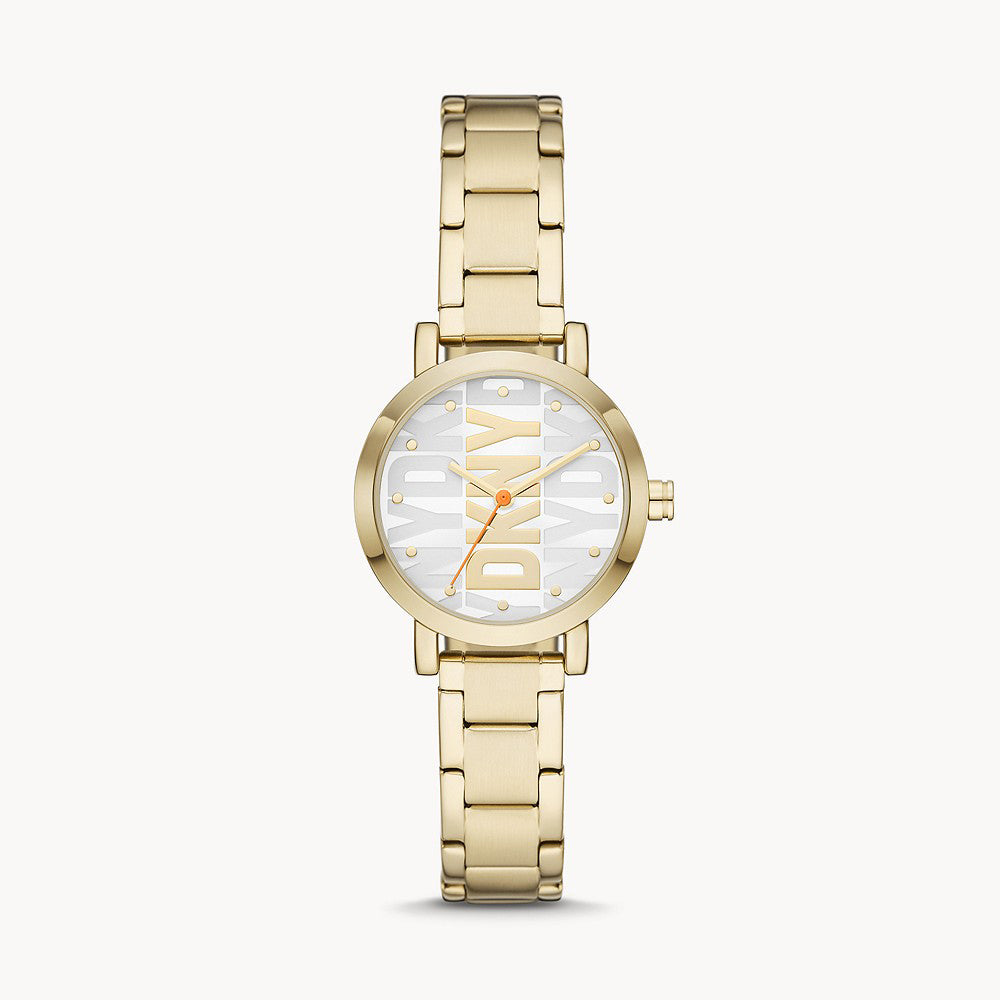 Dkny women's cheap gold watches