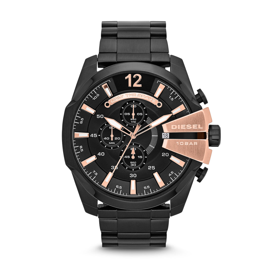 DIESEL Men's Mega Chief Fashion Quartz Watch