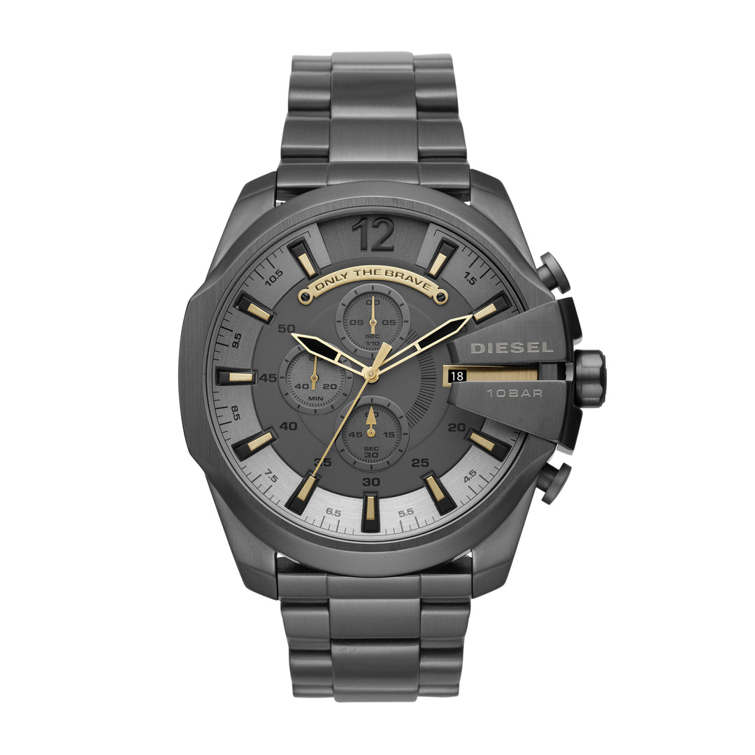 DIESEL Men's Mega Chief Fashion Quartz Watch