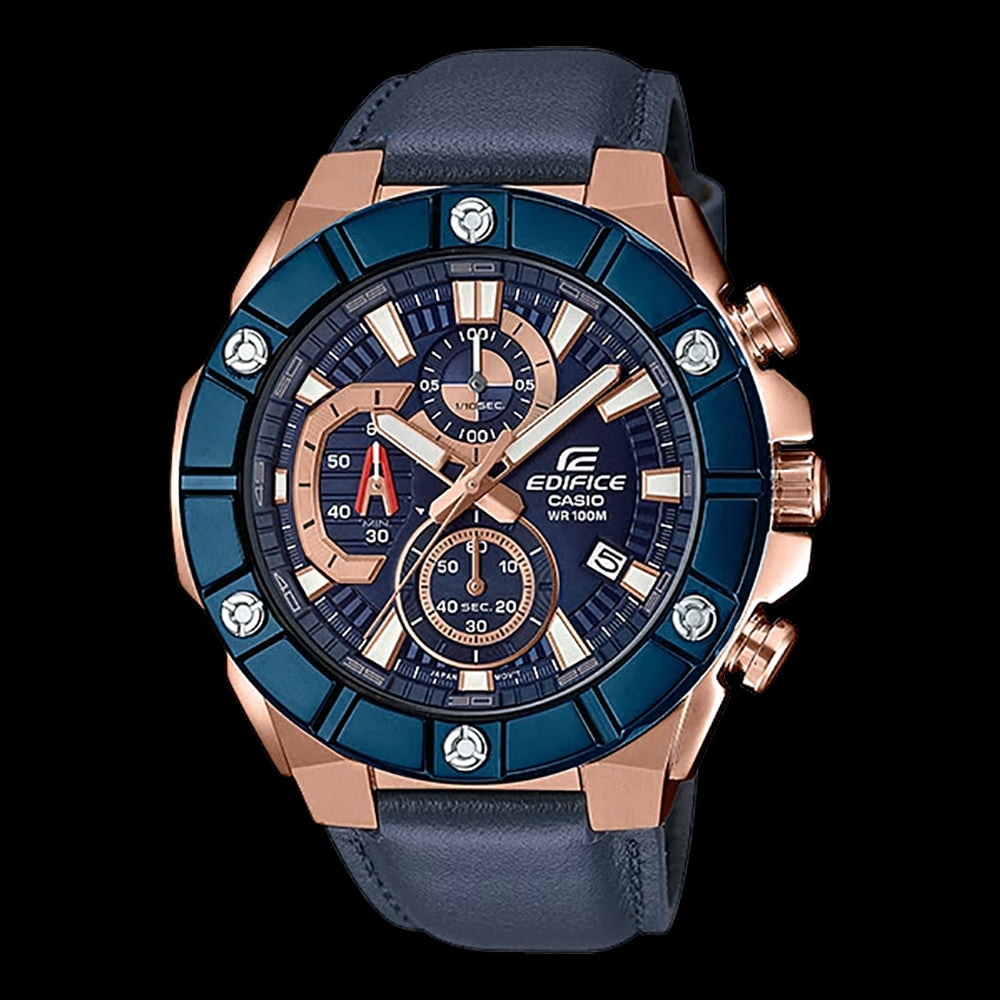 Casio edifice store rose gold