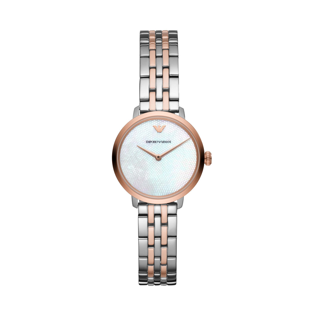 EMPORIO ARMANI MOP ANLG WATCH 0 JWL GP METAL BRCLT