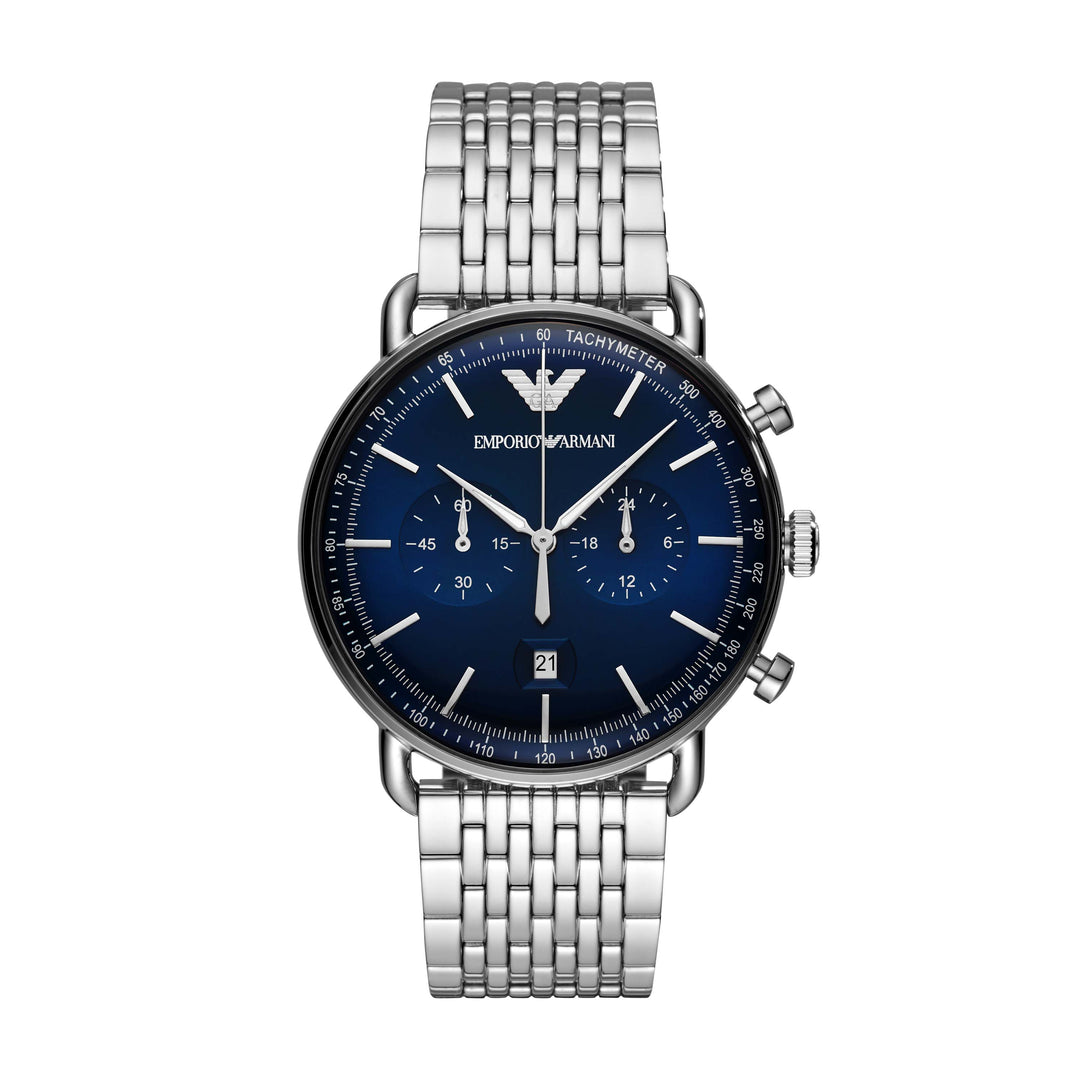 EMPORIO ARMANI ANALOG WATCH 0 JWL SS METAL BRT