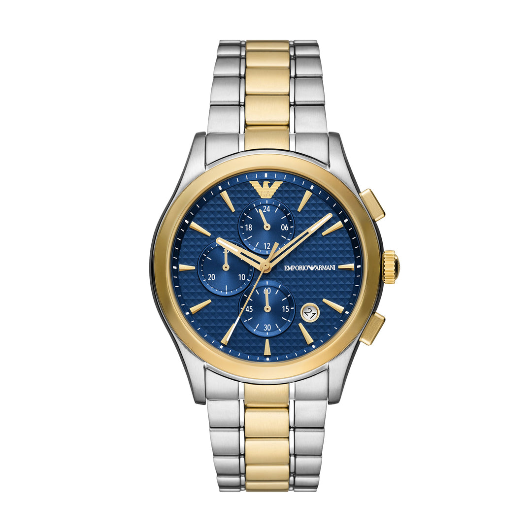 Emporio Armani Chronograph Two-Tone Stainless Steel Watch