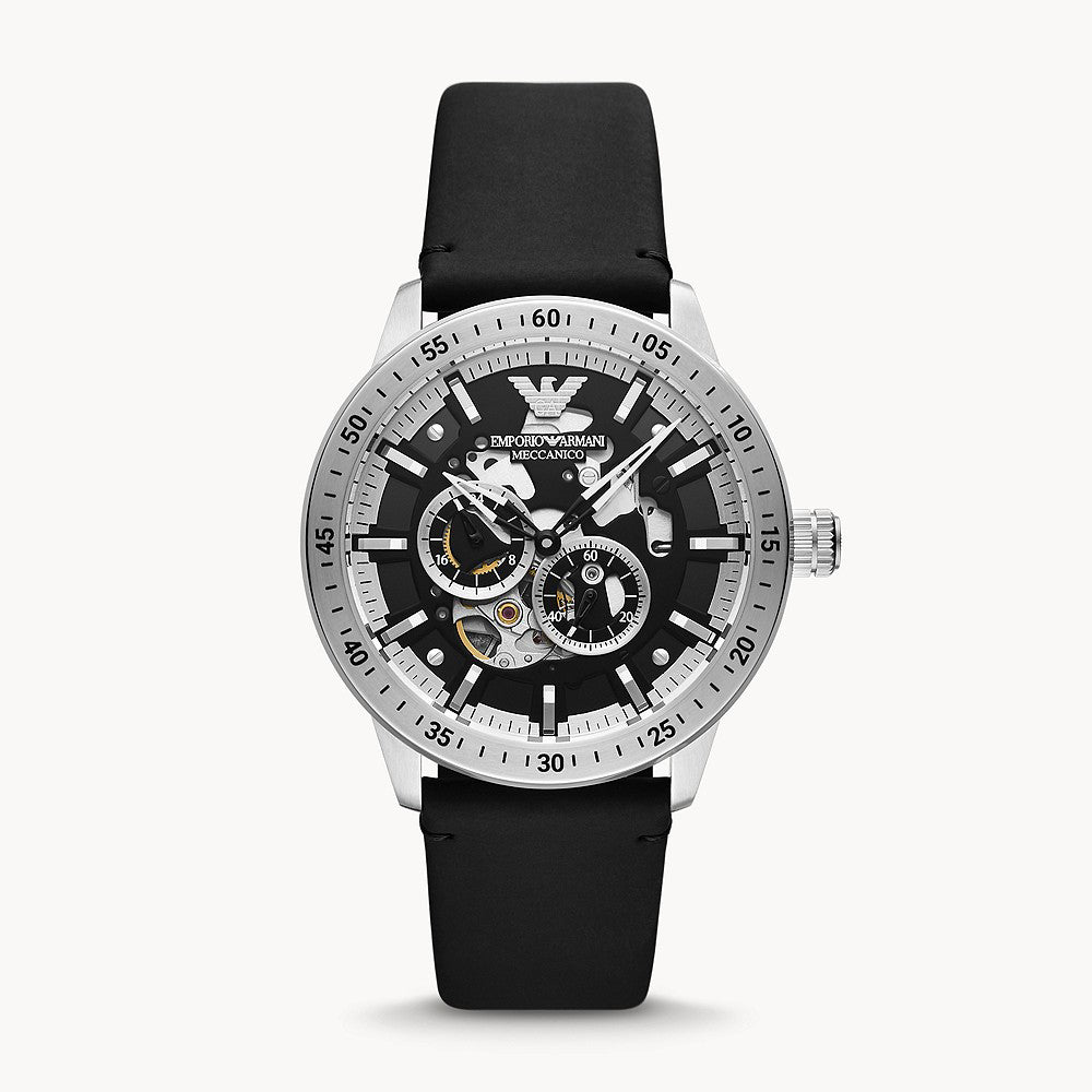 Emporio armani meccanico automatic mens watch best sale