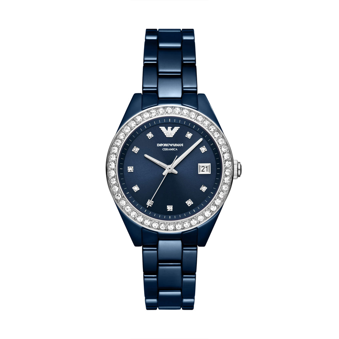 EMPORIO ARMANI LEO WOMEN'S CERAMIC WATCH