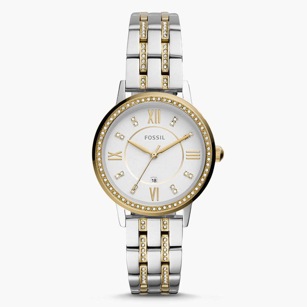 Fossil Analog Men's Watch Gold Plated Metal Bracelet - ES4881