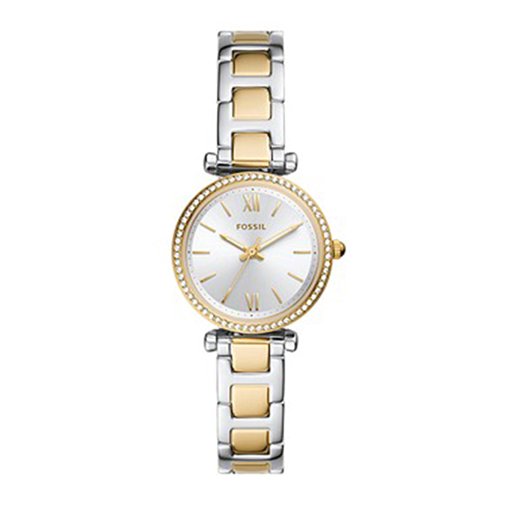 Fossil Analog Women's Watch Gold Plated Metal Bracelet - ES4955