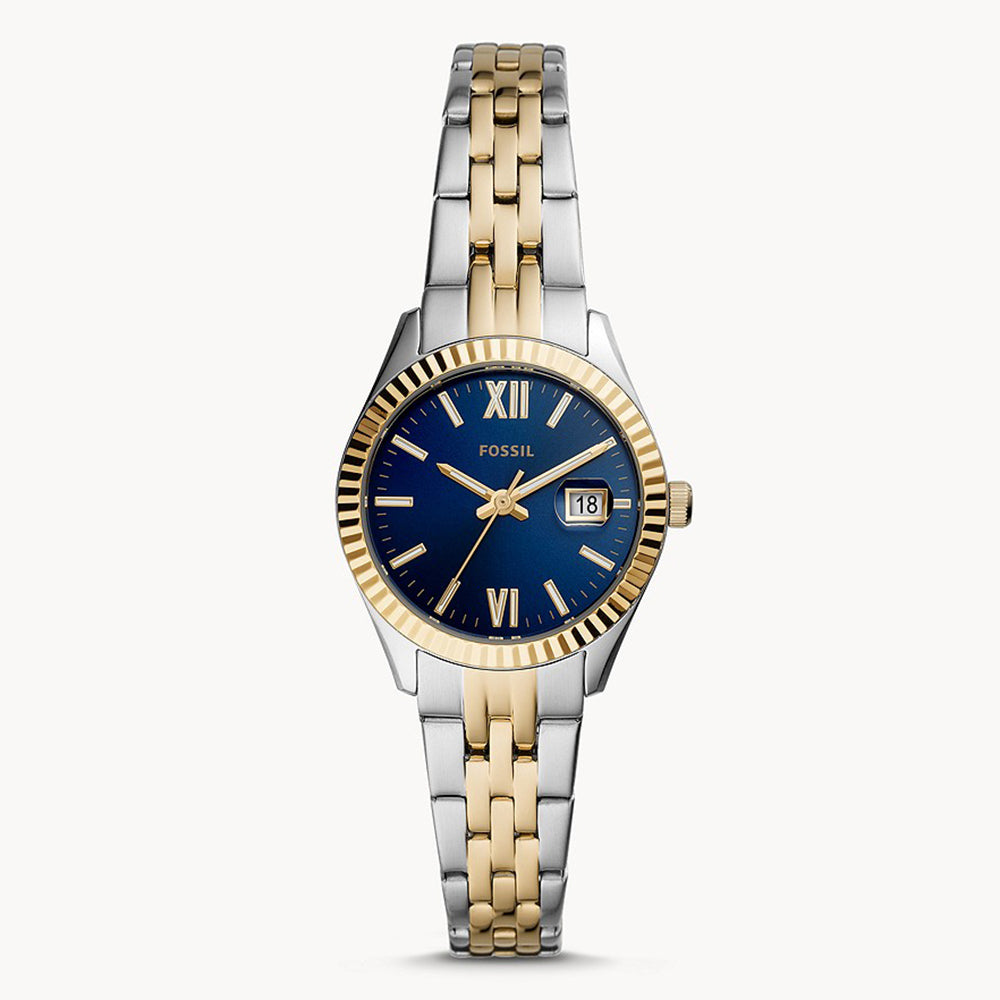 Fossil Analog Men's Watch Gold Plated Metal Bracelet - ES4988