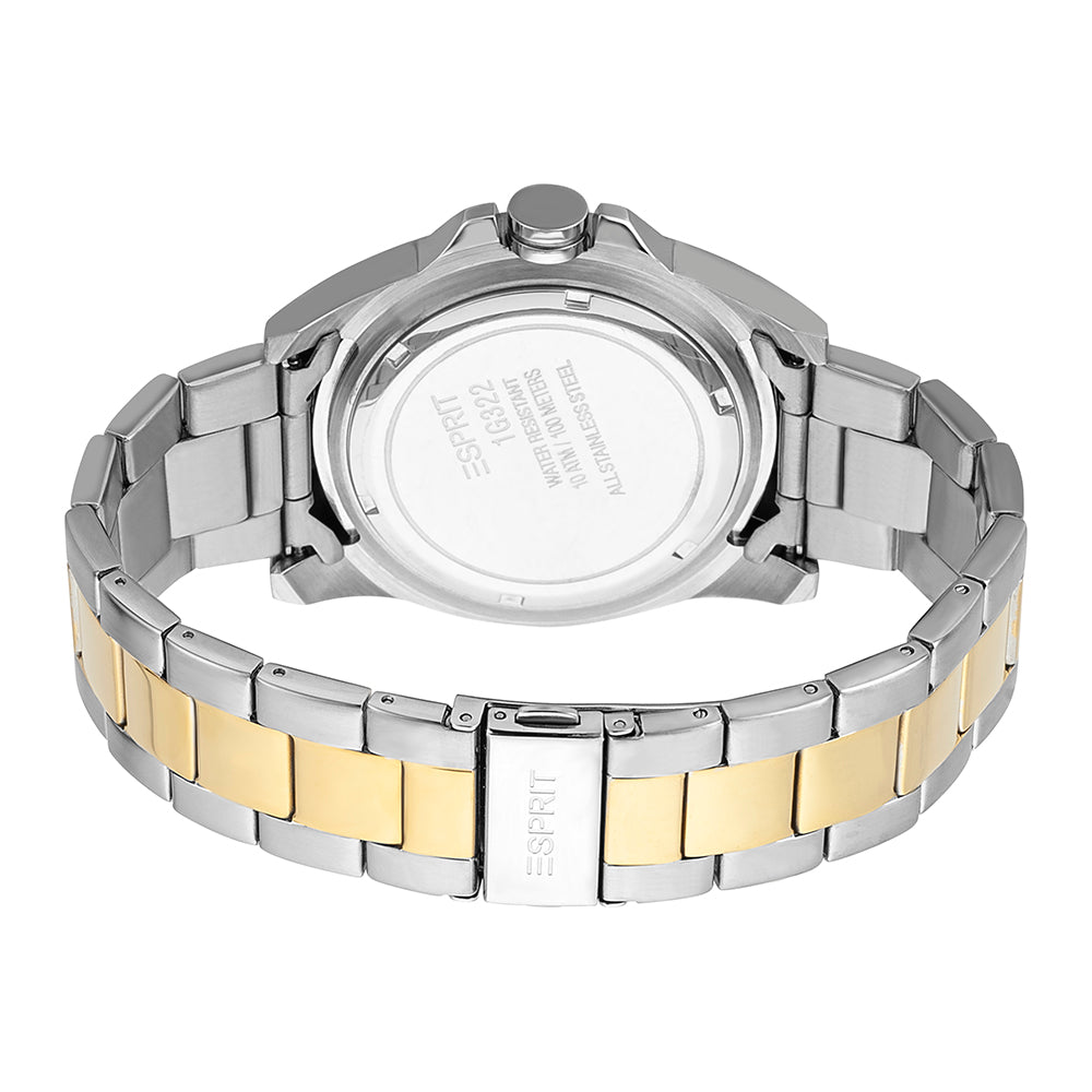 Esprit Men's Rob Fashion Quartz Two Tone Silver and Gold Watch