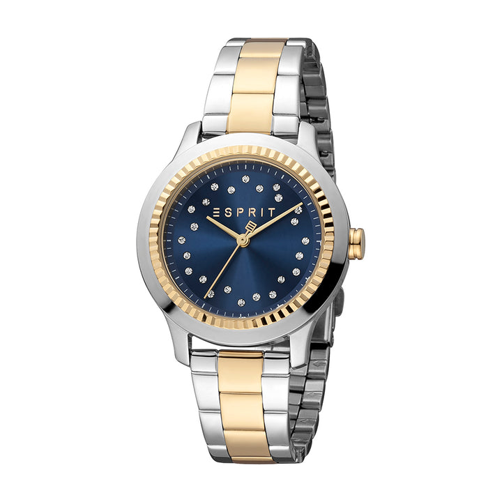 Esprit Women's Joyce Fashion Quartz Two Tone Silver and Gold Watch