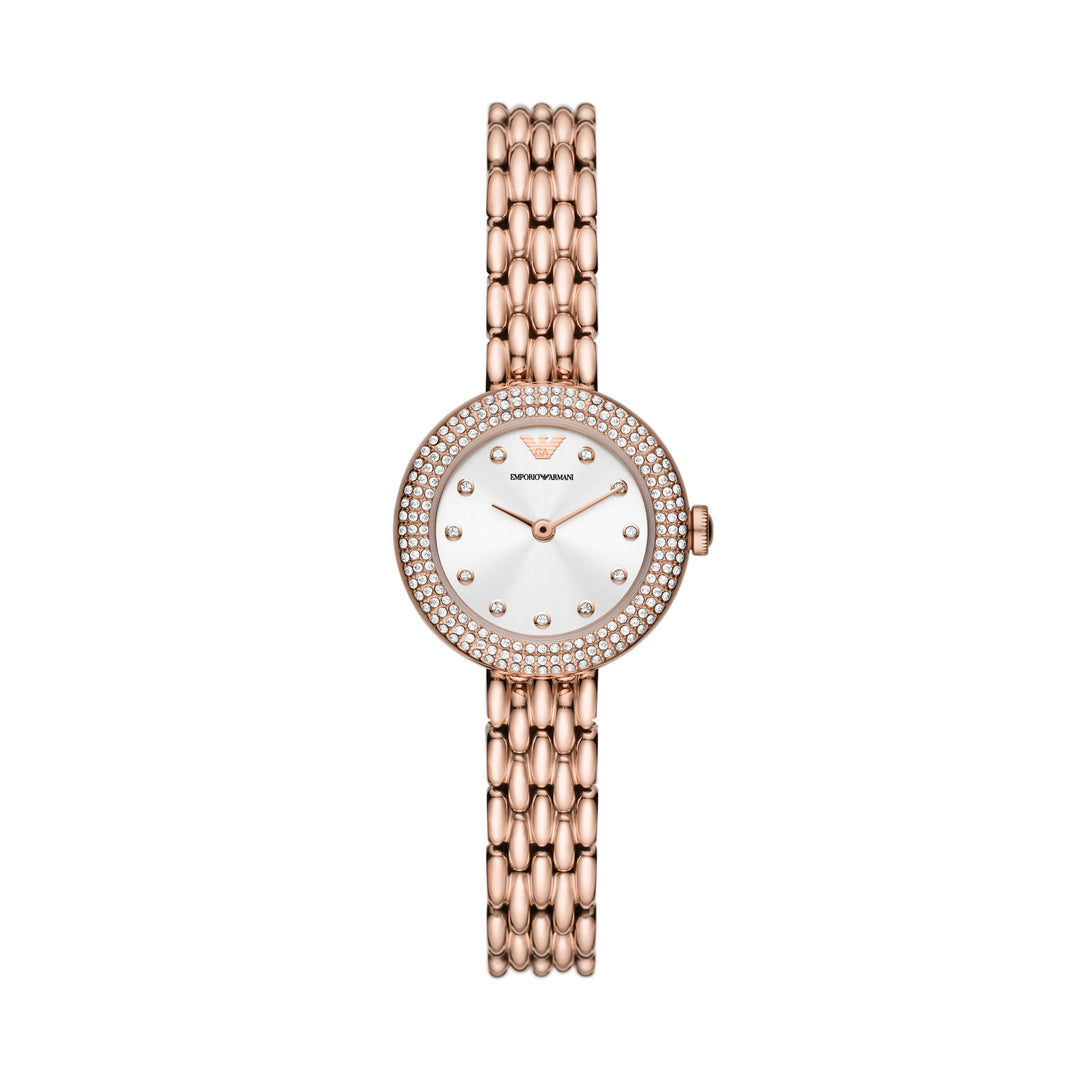 EMPORIO ARMANI ANALOG WATCH 0 JWL GP METAL BRCLT