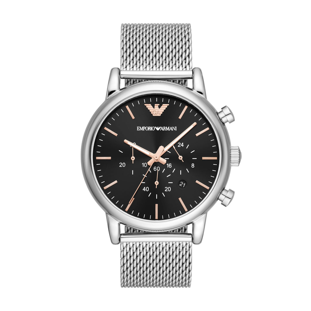 EMPORIO ARMANI ANALOG WATCH 0 JWL SS METAL BRCLT