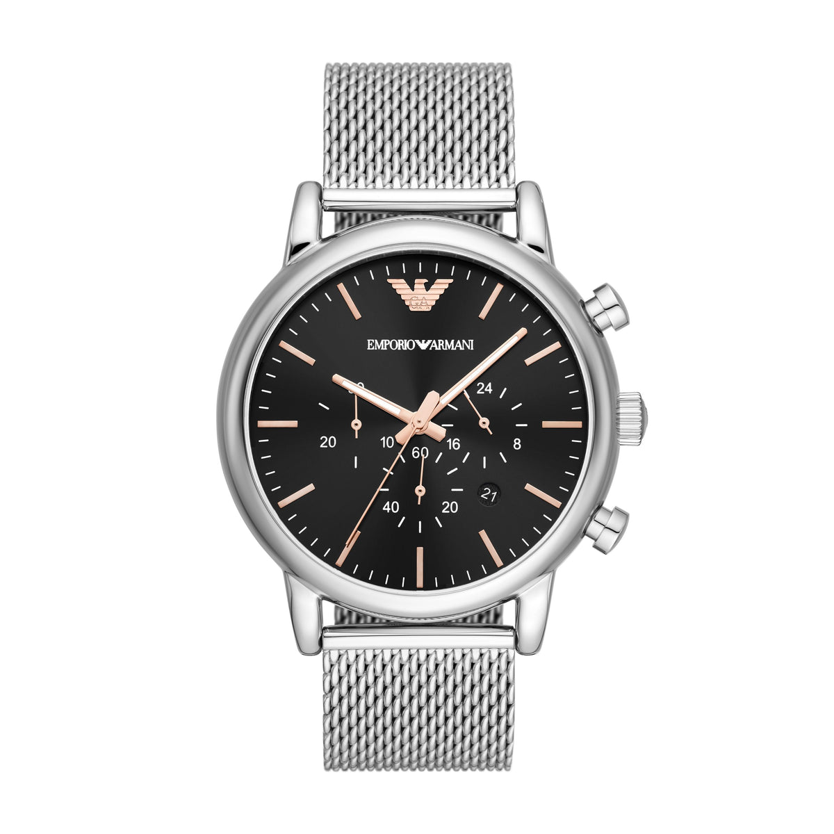 Emporio Armani Analog Watch 0 JWL SS Metal BRCLT