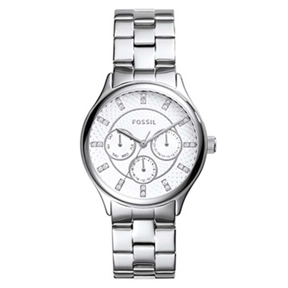 Fossil Analog Women's Watch Stainless Steel Metal Bracelet