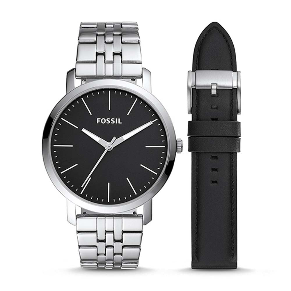 Fossil Set Men's Watch And Leather Strap - BQ2466SET
