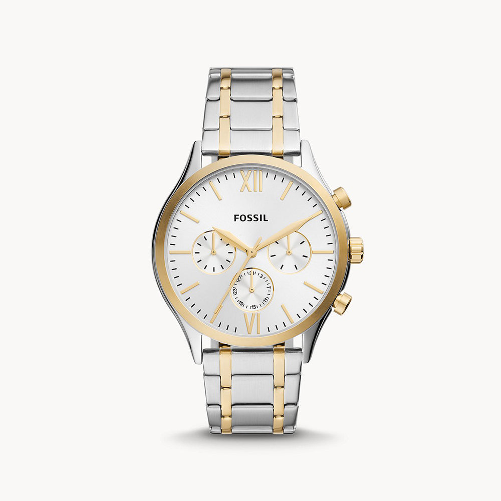 Fossil Fenmore Silver Stainless Steel Men's Watch - BQ2698