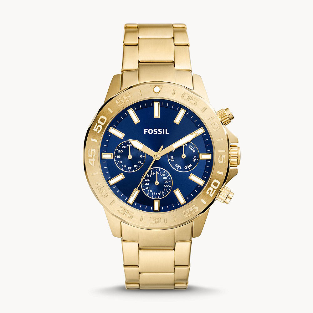 Fossil Bannon Gold Stainless Steel Men's Watch - BQ2706 â The Watch House