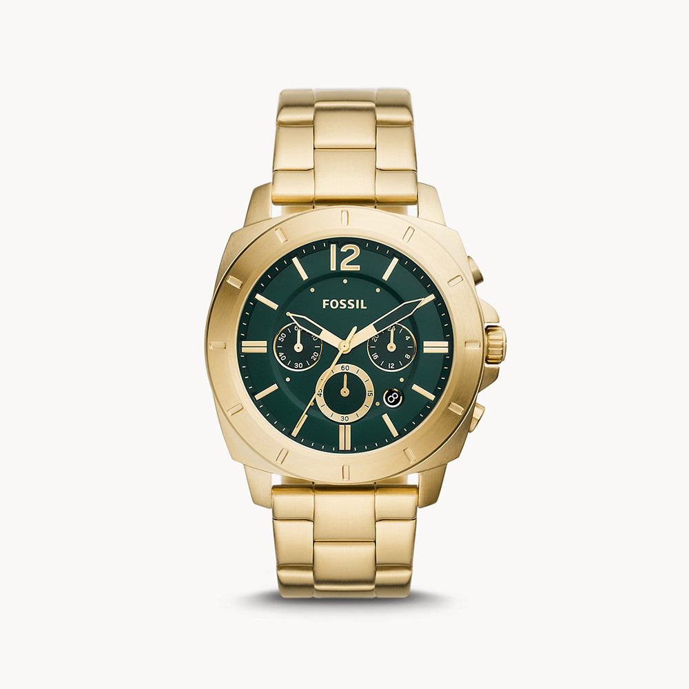 Fossil Privateer Gold Stainless Steel Men's Watch - BQ2729