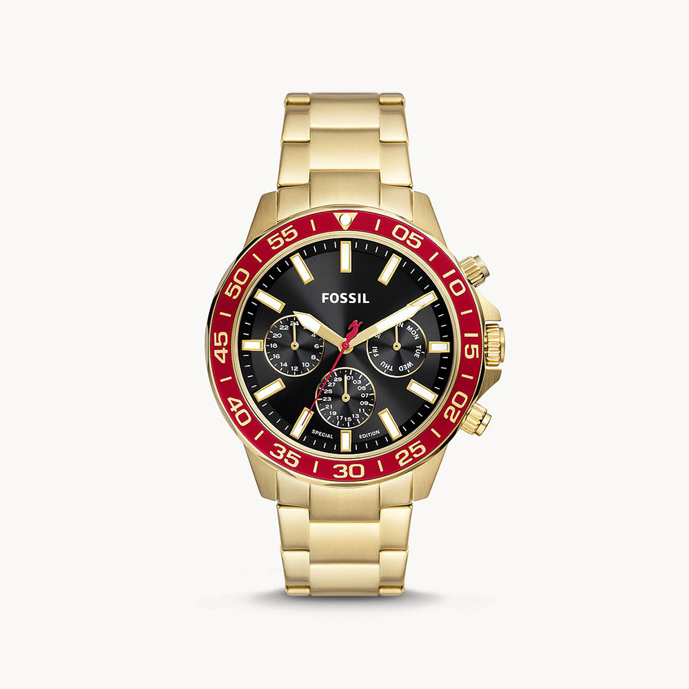 Fossil Bannon Gold Stainless Steel Men's Watch - BQ2755 â The Watch House