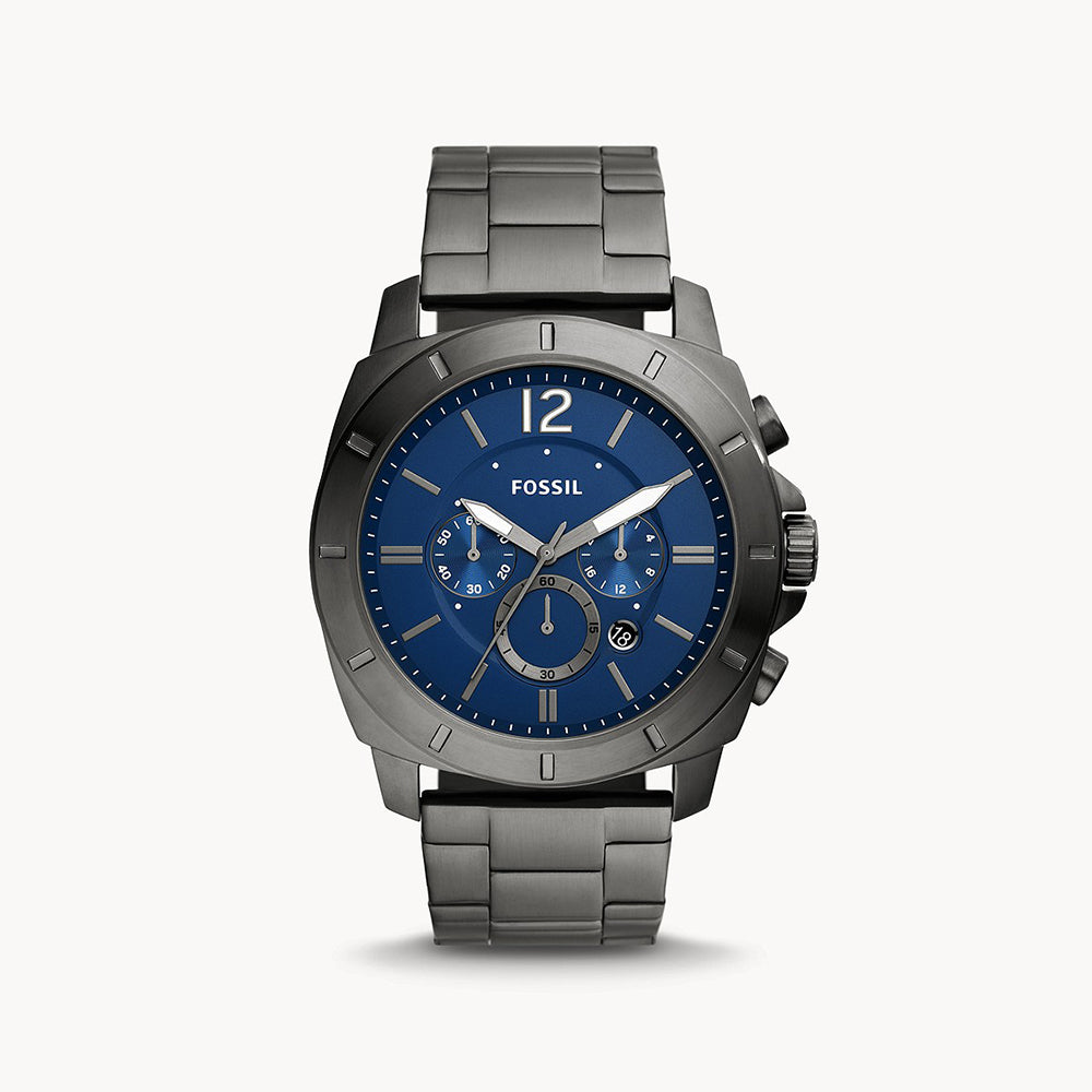 Fossil Privateer Smoke Stainless Steel Men's Watch - BQ2758