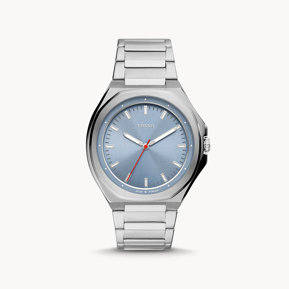 Fossil Evanston Silver Stainless Steel Men's Watch - BQ2766