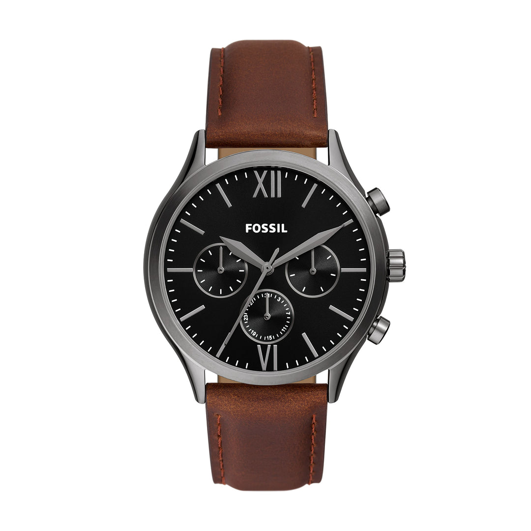 Fossil Fenmore Multifunction Brown Leather Watch