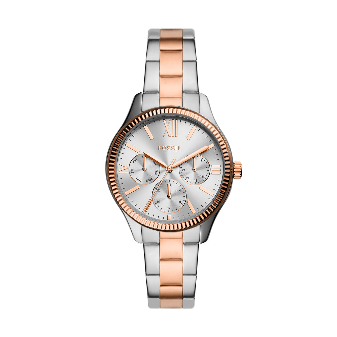 Fossil Rye Multifunction Two-Tone Stainless Steel Women's Watch - BQ3761