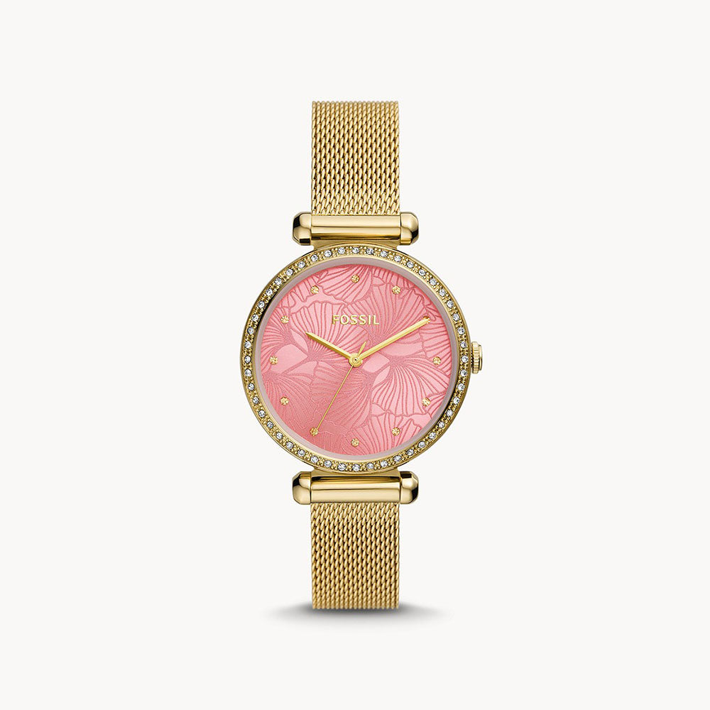Fossil Tillie Three-Hand Gold-Tone Stainless Steel Women's Watch - BQ3777