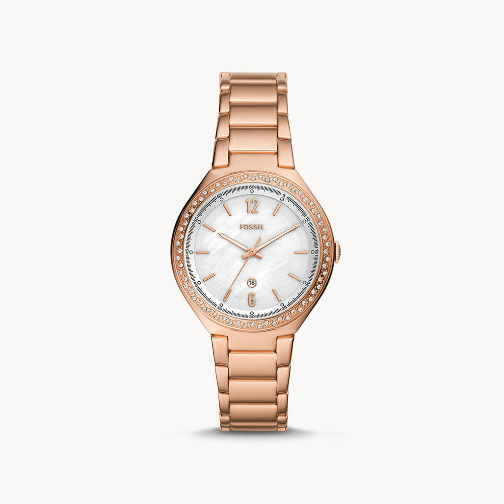 Fossil Ashtyn Rose Gold Stainless Steel Women s Watch BQ3841