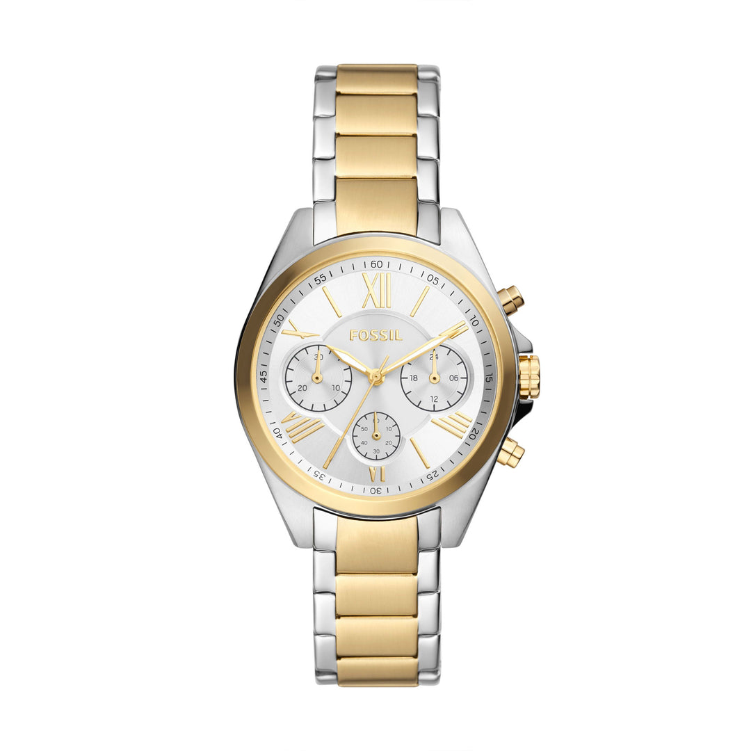 Fossil Modern Courier Women's Chronograph Two-Tone Stainless Steel Watch - BQ3849
