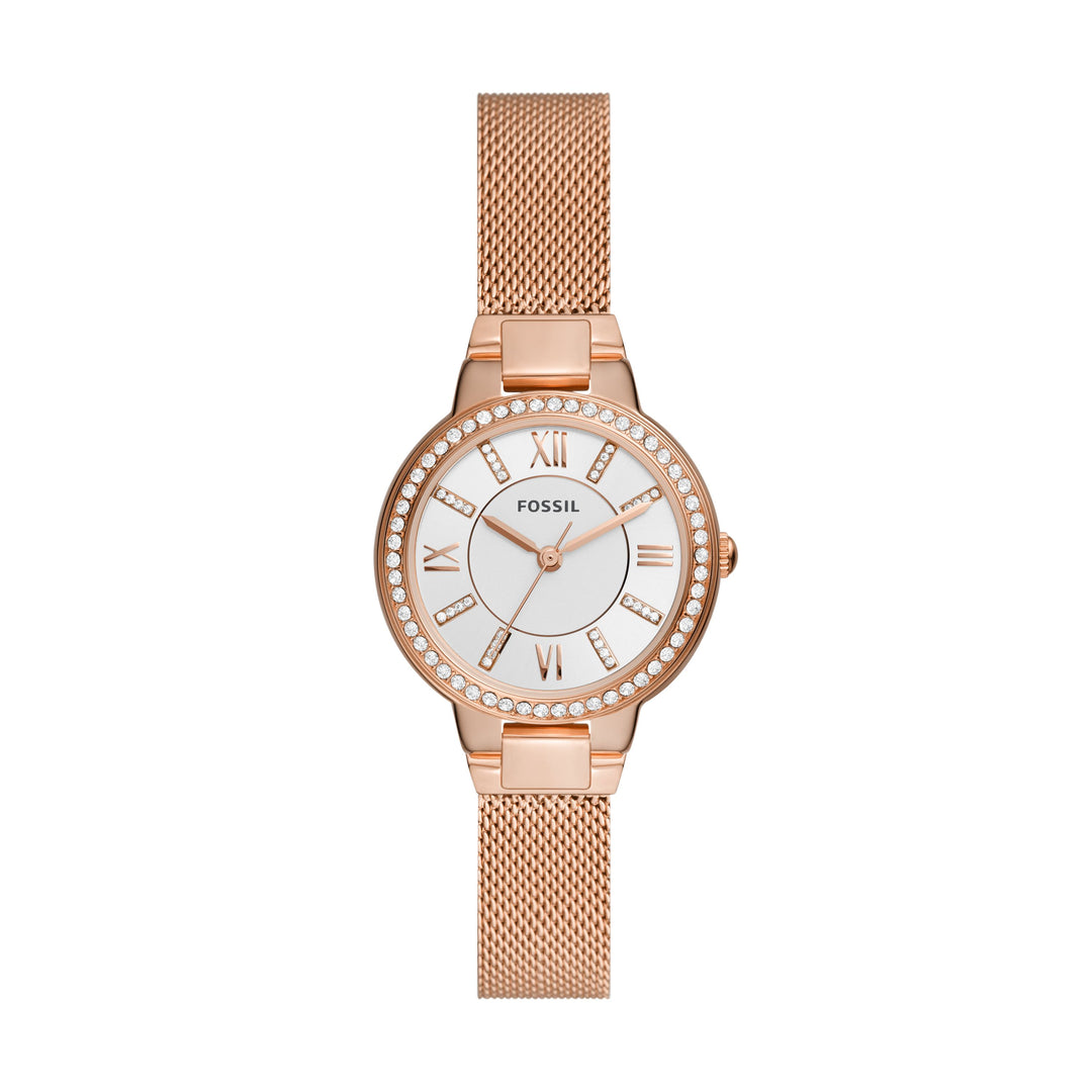 Fossil Analog Women's Watch Gold Plated Metal Bracelet - ES5111