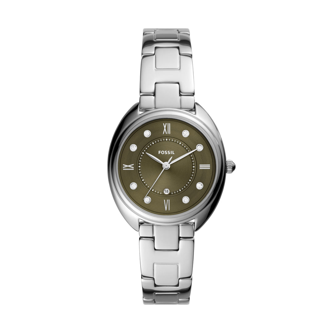 Fossil Gabby Three-Hand Date Stainless Steel Women's Watch - ES5114