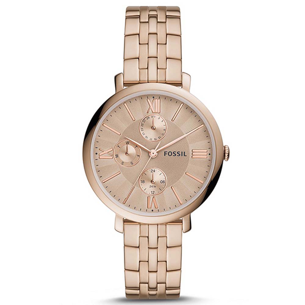 Fossil Analog Women's Watch Stainless Steel Metal Bracelet - ES5119