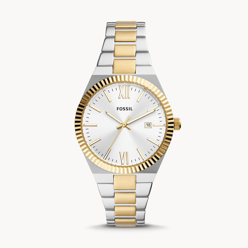 Fossil Scarlette Silver Stainless Steel Women's Watch