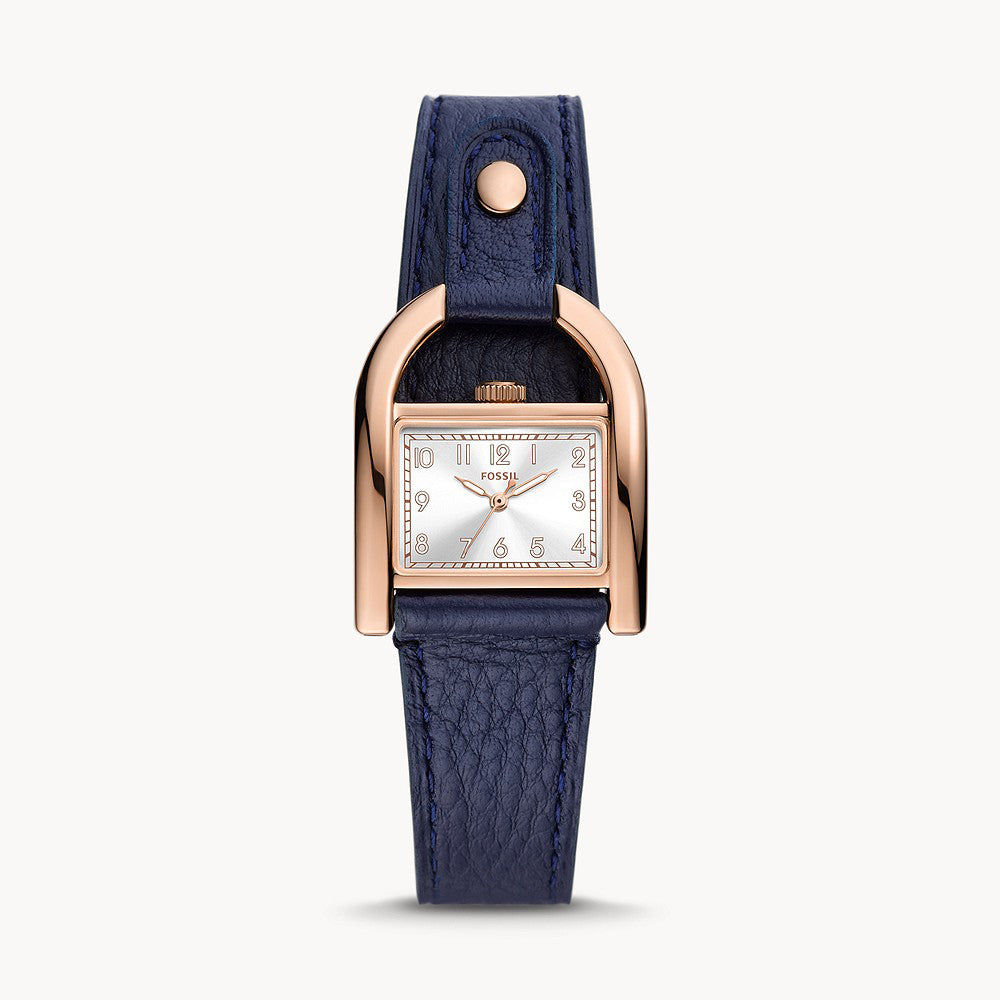 Fossil Harwell Rose Gold Pro-Planet Leather Women's Watch - ES5266