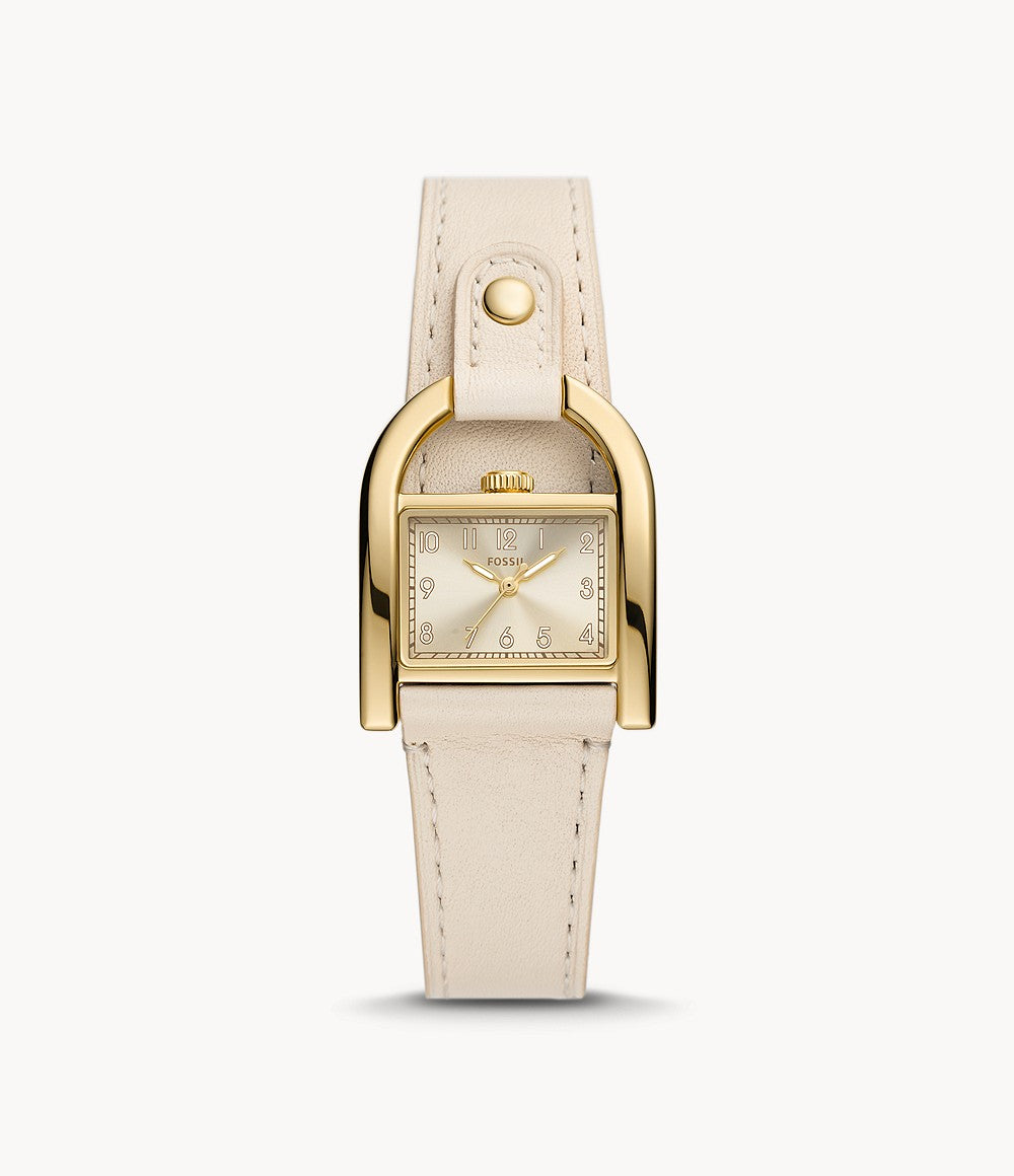Fossil Harwell Three-Hand Nude Litehide Leather Women's Watch - ES5280