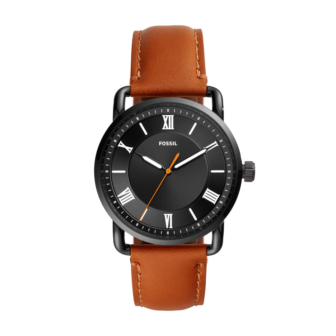 Fossil Analog Men's Watch Stainless Steel Leather Strap - FS5667