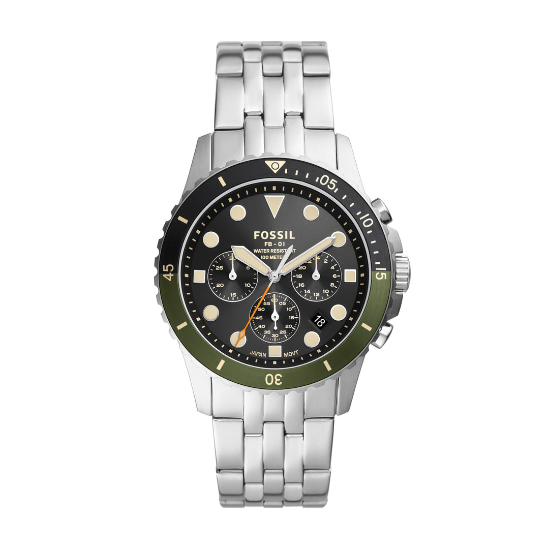 Fossil Analog Men's Watch Stainless Steel Bracelet - FS5864