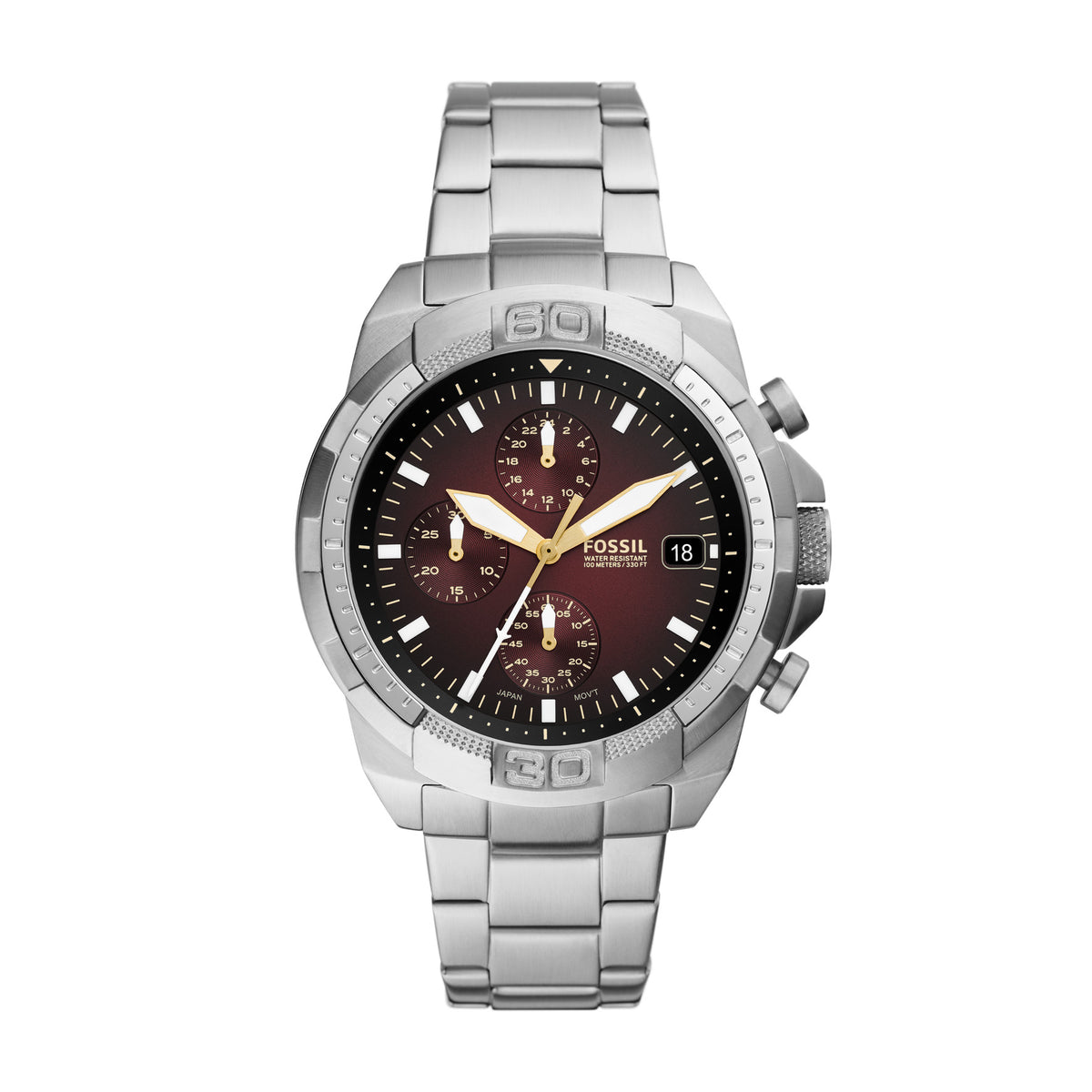 Fossil Bronson Chronograph Stainless Steel Men's Watch