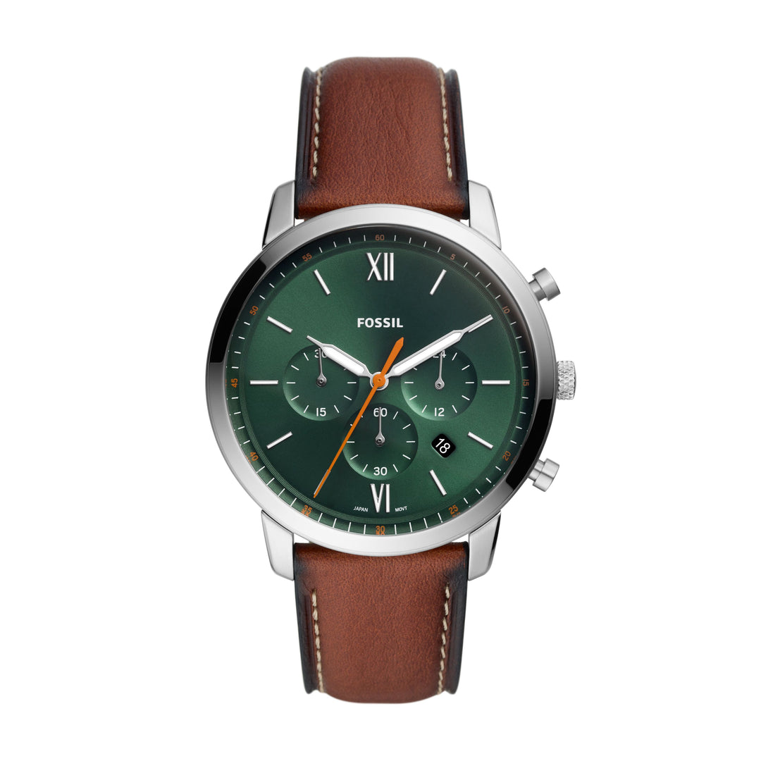 Fossil Neutra Chronograph Brown Leather Men's Watch - FS5902