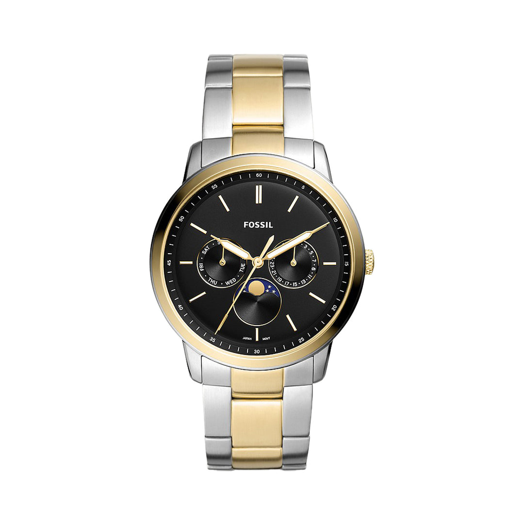 Fossil Neutra Moonphase Multifunction Two-Tone Stainless Steel Men's Watch - FS5906