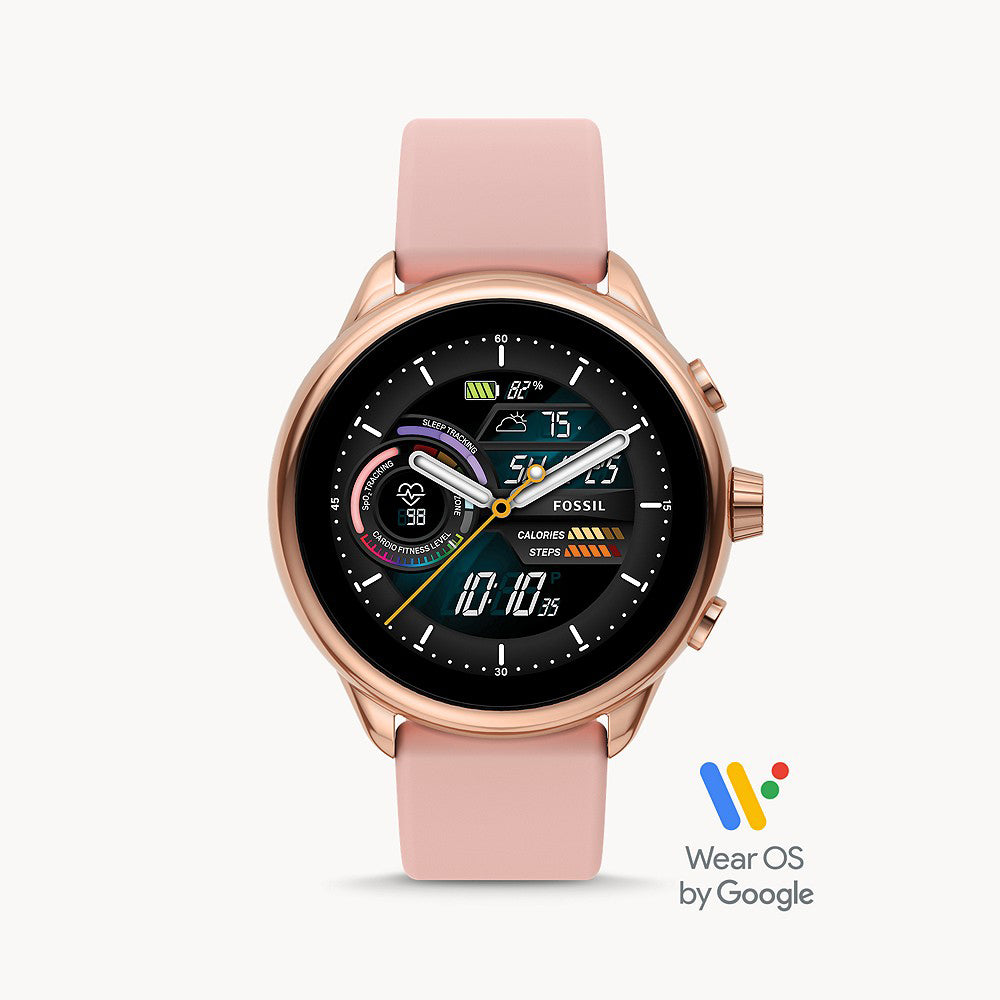 FOSSIL GEN 6 WELLNESS EDITION SMARTWATCH BLUSH SILICONE