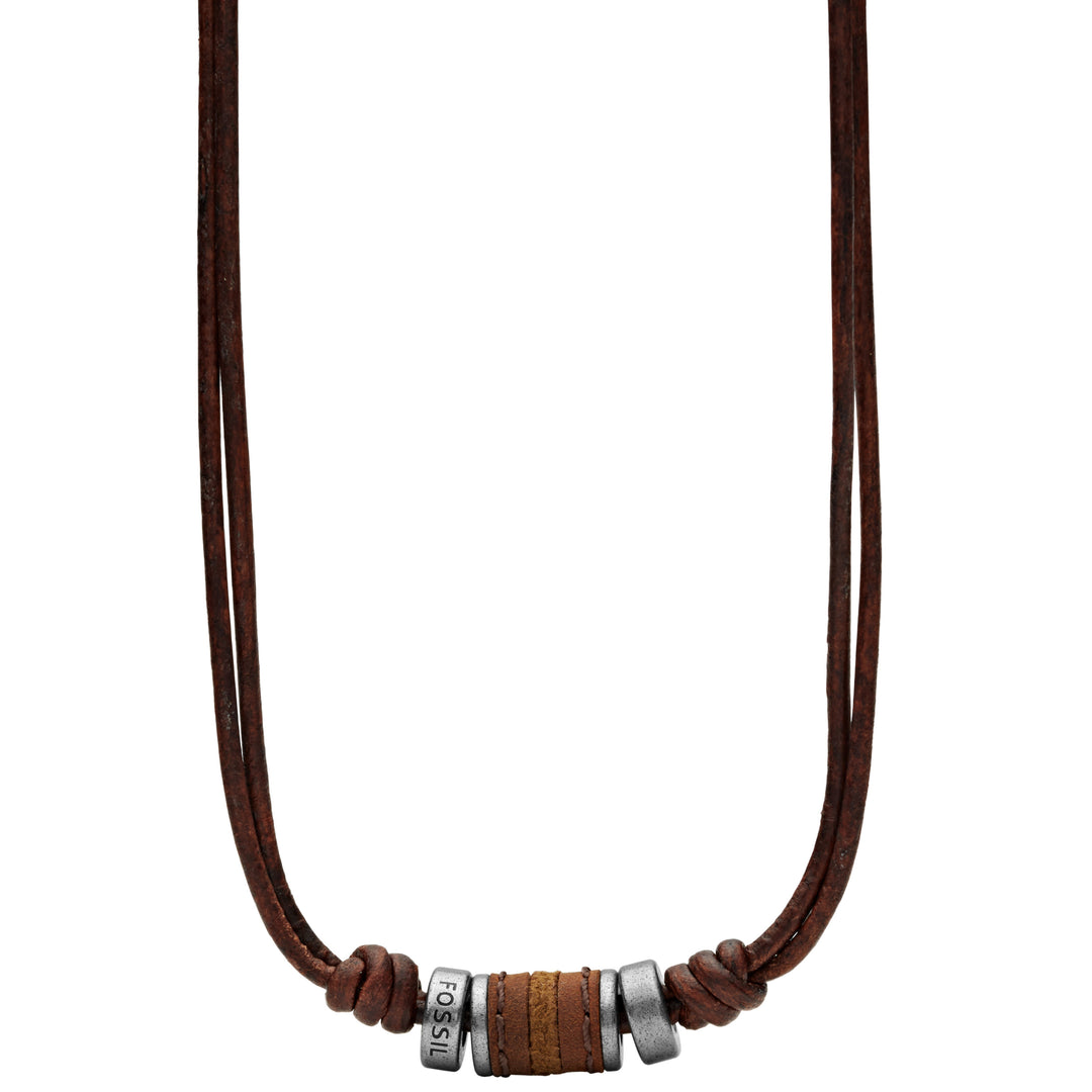 Fossil Necklace Rondell Group - JF00899797