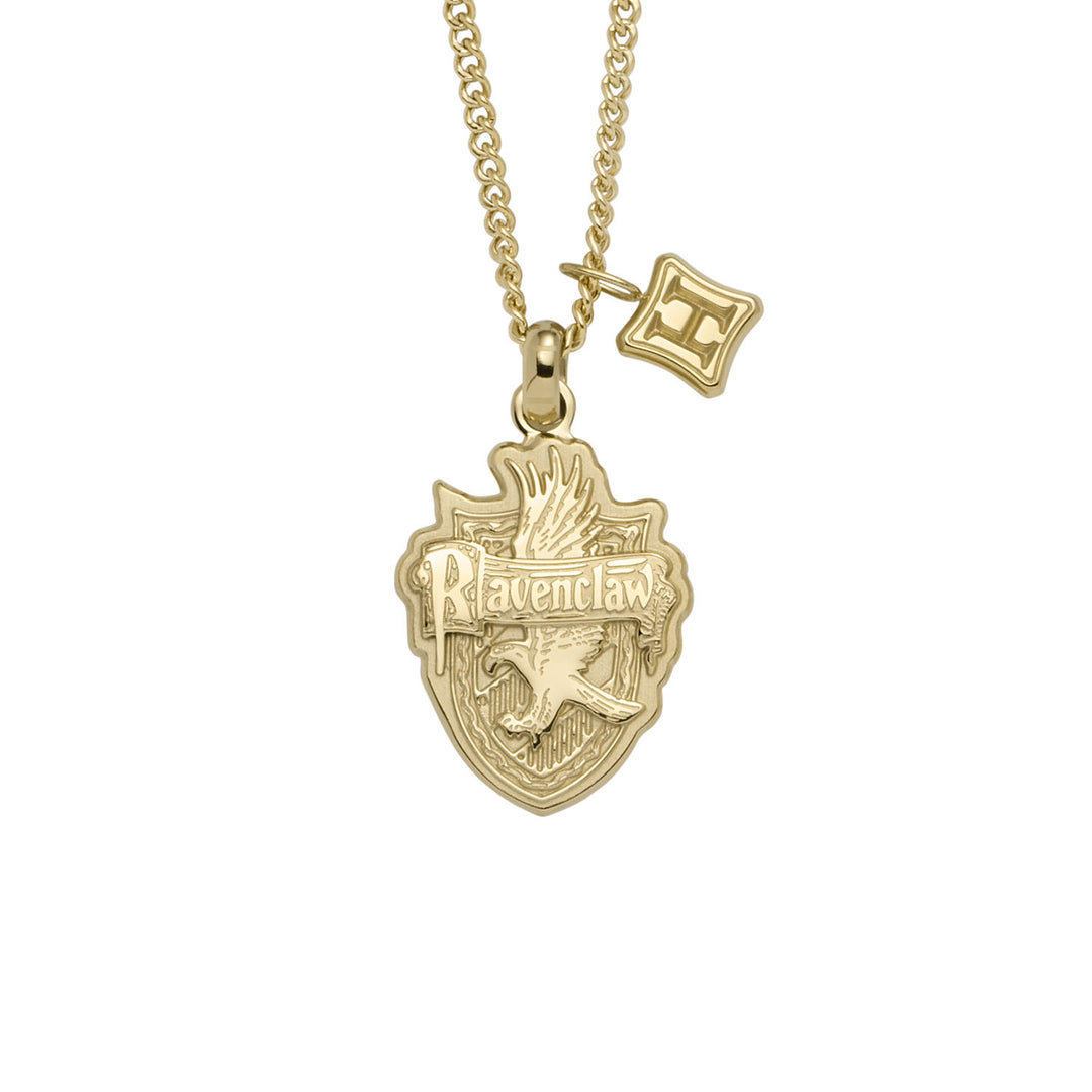 LIMITED EDITION HARRY POTTER<sup>®</sup> RAVENCLAW<sup>®</sup> GOLD-TONE STAINLESS STEEL CHAIN NECKLACE