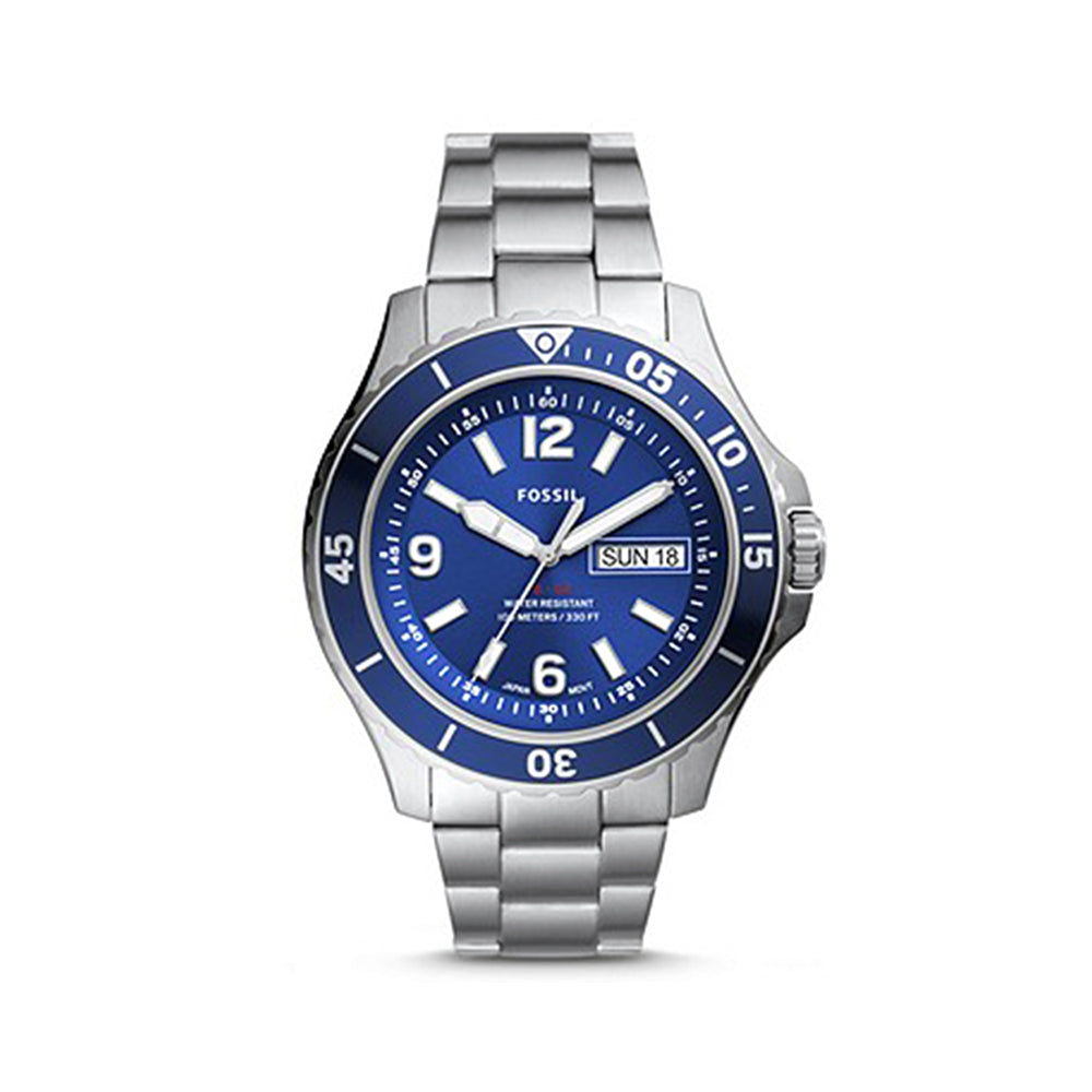 Fossil Analog Men's Watch Stainless Steel Metal Bracelet - FS5691