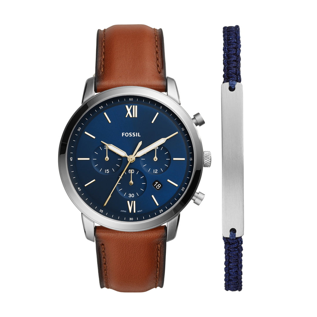 Fossil Neutra Fashion Quartz Men's Watch - FS5708SET