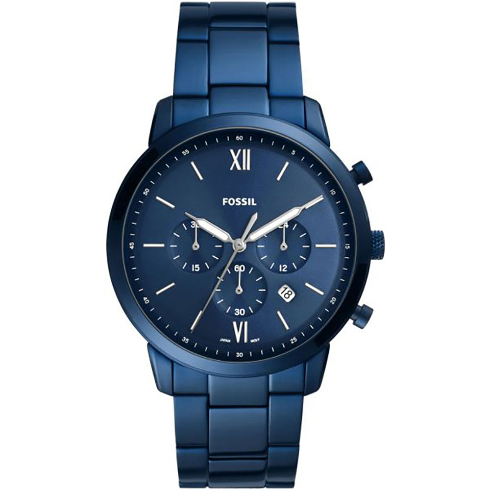 Fossil Analog Men's Watch Stainless Steel Metal Bracelet - FS5826