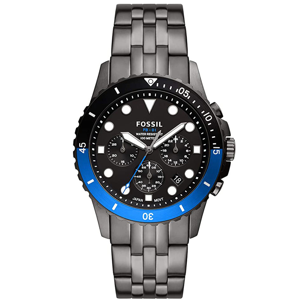 Fossil Analog Men's Watch Stainless Steel Metal Bracelet - FS5835