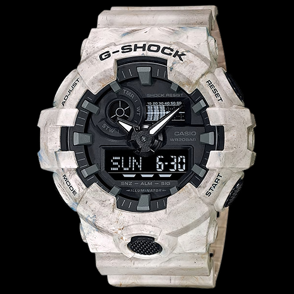 Casio g shock ga hotsell 700 white